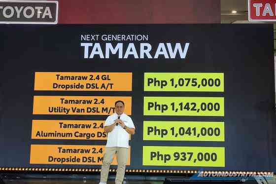 2025 Toyota Tamaraw turbo-diesel will start at PHP 937K image