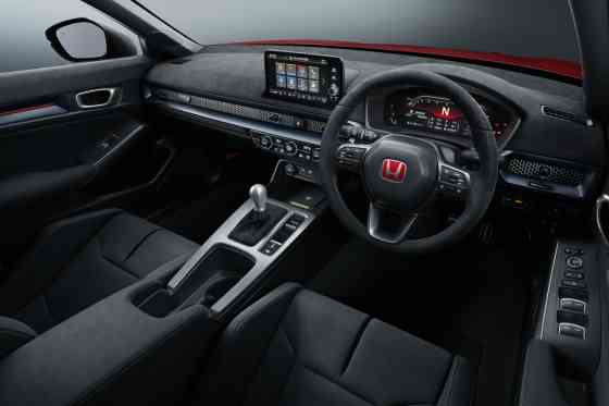 Dark Mode: Honda Civic Type R interior package trades red for black suede image
