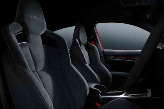 Dark Mode: Honda Civic Type R interior package trades red for black suede image