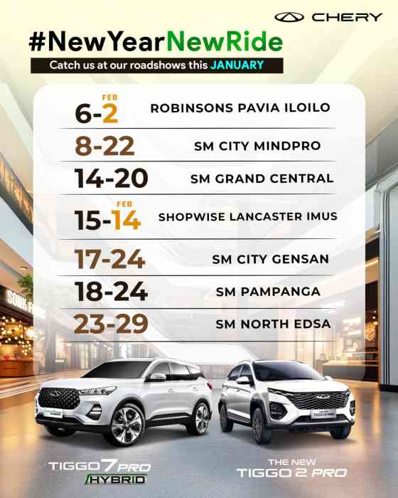 Chery PH offering PHP 810K cash discount for Tiggo 8 Pro PHEV image