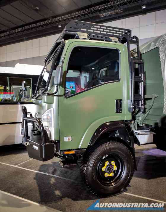 This Isuzu troop carrier is ready for the battlefield This Isuzu troop carrier is ready for the battlefield image