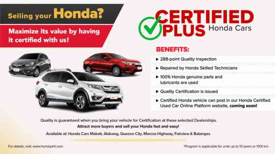 Casa Checked: HCPI launches Honda Certified Plus Program image