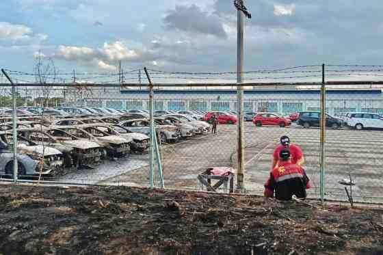 Fire damages 200 cars in Batangas industrial park image
