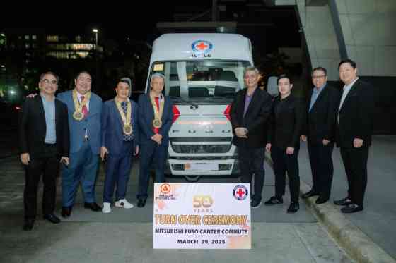 Fuso PH donates Canter Modern PUV to Philippine Red Cross Iloilo image