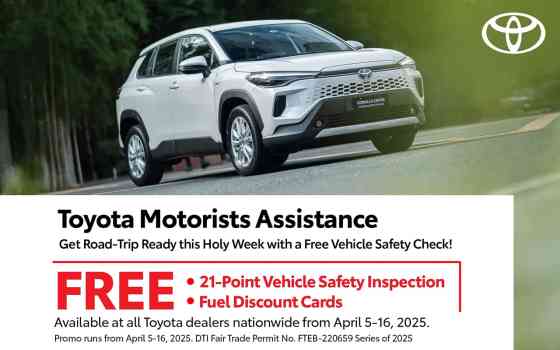 Toyota PH offering free 21-point vehicle safety check until April 16 image