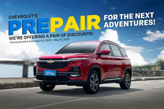 Get 20% off on PMS parts, labor from Chevrolet until May 15 image