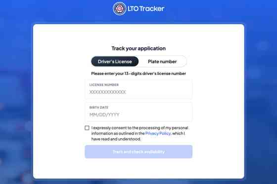 LTO Tracker: How to get your license or plate brought to your doorstep image