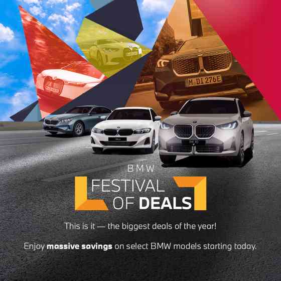 Take part in the BMW Festival of Deals from May 9 &ndash; 31 image