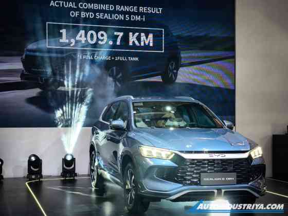 2025 BYD Sealion 5 DM-i covered 1,409 km in one tank, full charge image
