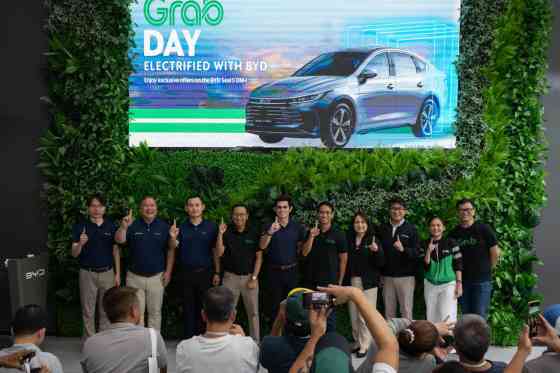 Inaugural BYD Grab day caravan held at BYD Global city image