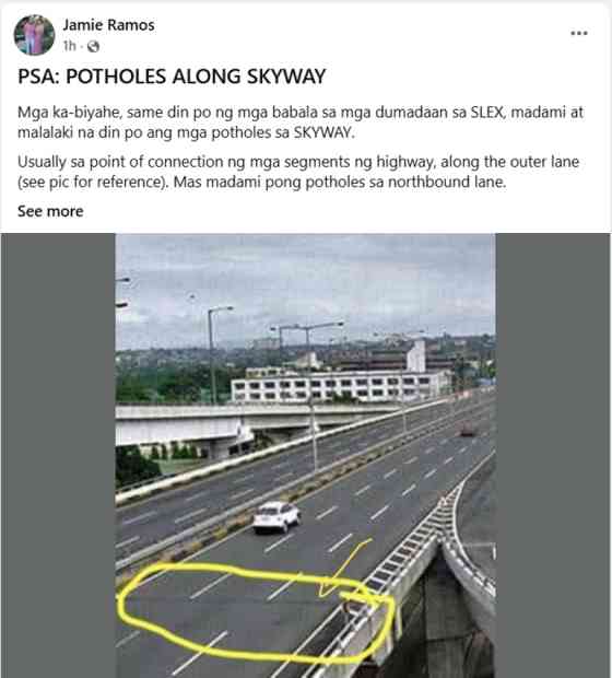 Motorists alarmed: Is SLEX now a dangerous expressway? image