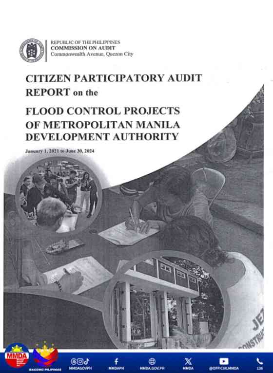 MMDA&rsquo;s flood control projects pass COA audit image