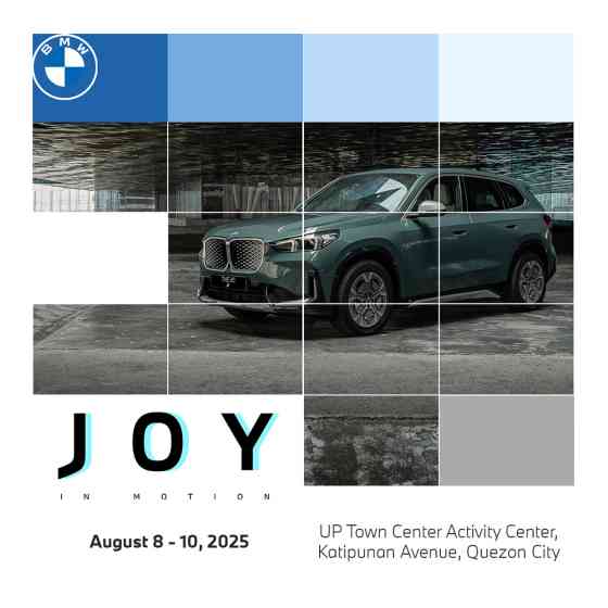 BMW PH to bring &ldquo;Joy of Motion to UP Town Center this weekend image
