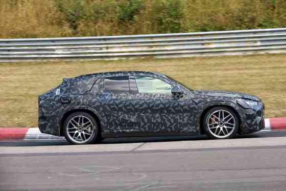 SPIED: Mercedes-AMG's 1,000 HP electric SUV seen at the Nurburgring image