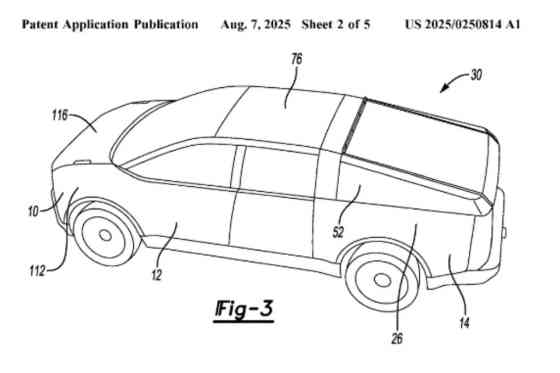 Ford has patented integrated rooftop tents for pickup trucks image