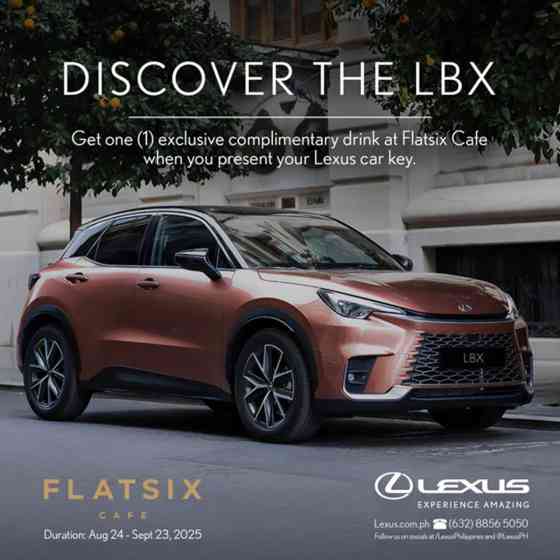 Check out the Lexus LBX at Flatsix Cafe until Sept 23 image