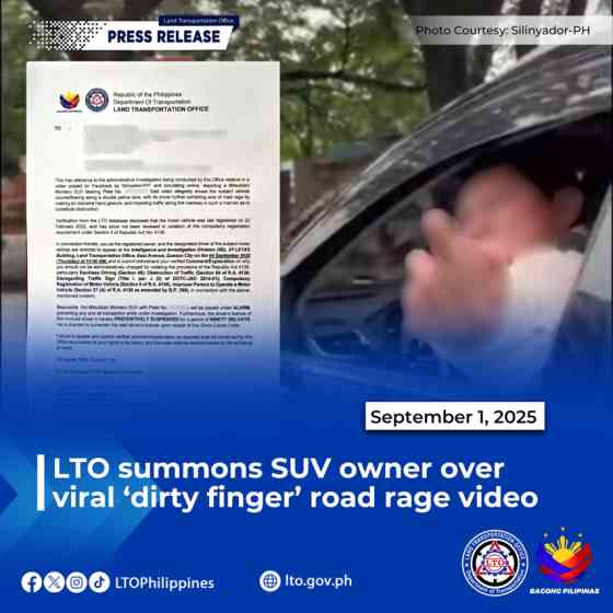 Road rage serye: QC driver suspended, Dasma driver arrested image
