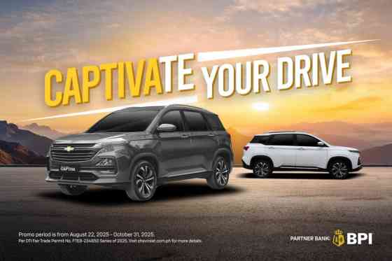 Get up to PHP 140K in discounts when you buy a Chevrolet Captiva with BPI image