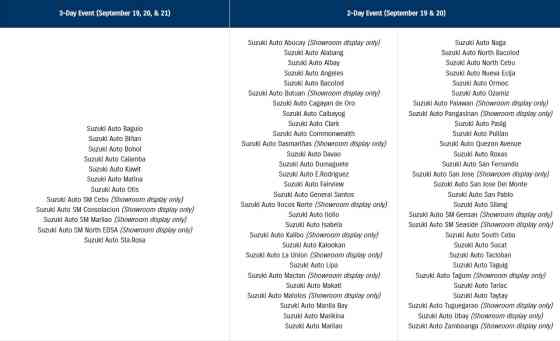 Experience the Suzuki Fronx Hybrid nationwide this Sept 19 &ndash; 21 image