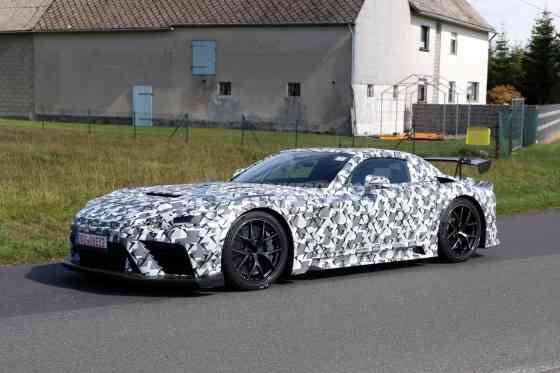 SPIED: V8-powered Lexus LFR spotted with various rear wings, less camo image
