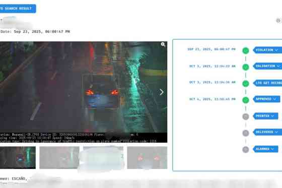 Wow mali: MMDA reverses NCAP number coding violation of EV driver image