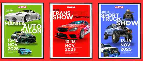 Manila Auto Salon, Sport Truck Show, Trans Sport Show goes live Nov 2025 image