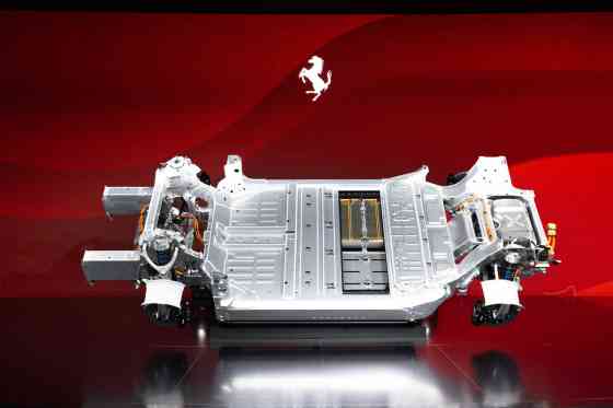 Elettrica: Ferrari reveals chassis of its first-ever EV image