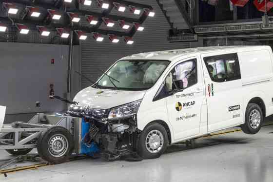 Toyota Hiace: Six years old, but still rated five stars in ANCAP safety image