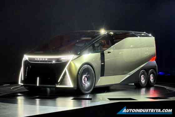 Lexus LS Concept: Luxury Sedan becomes a 6-wheeler MPV image