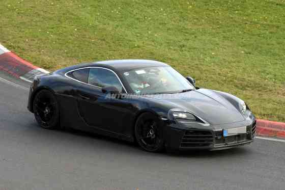 SPIED: Porsche Cayman EV spotted at the Nurburgring image
