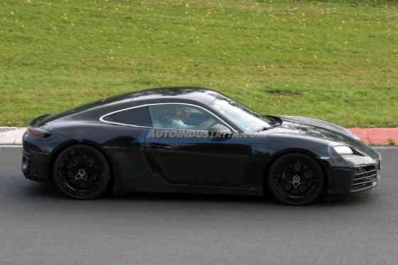 SPIED: Porsche Cayman EV spotted at the Nurburgring image