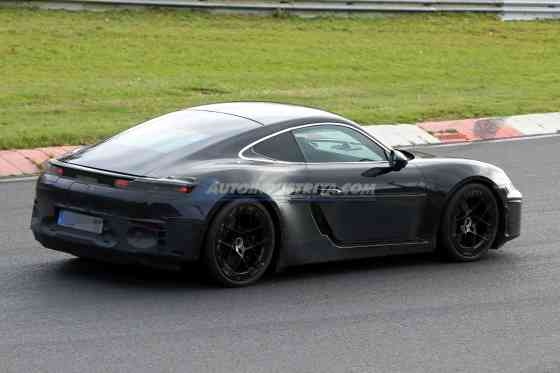 SPIED: Porsche Cayman EV spotted at the Nurburgring image
