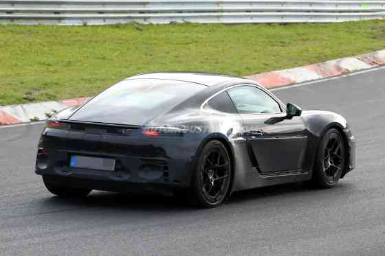 SPIED: Porsche Cayman EV spotted at the Nurburgring image