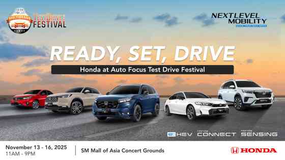 Test drive your dream Honda at SM MOA from Nov 13 &ndash; 16 image