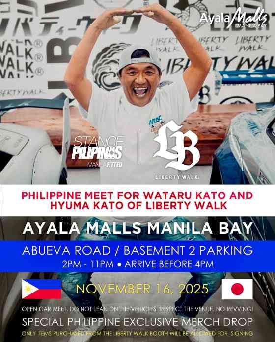 Stance Pilipinas x Liberty Walk Meet set for November 16 image