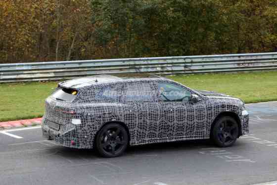 SPIED: BMW busy testing iX3 M at the Nurburgring image