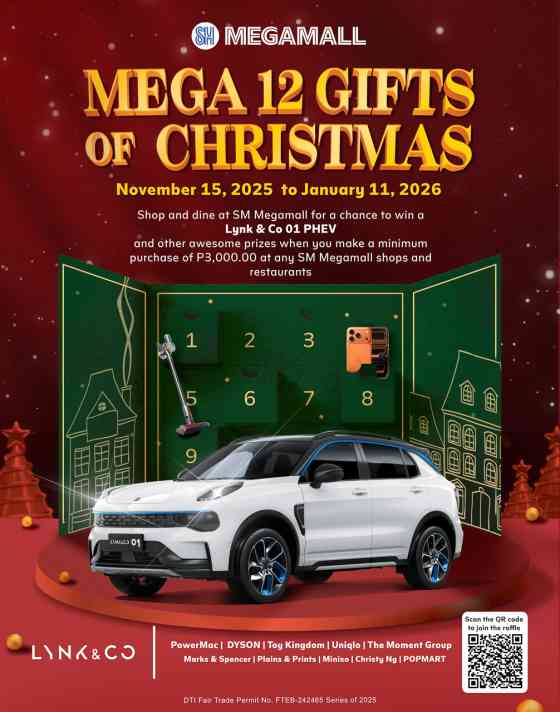 Get a chance to win a Lynk & Co 01 PHEV when you shop at SM Megamall image