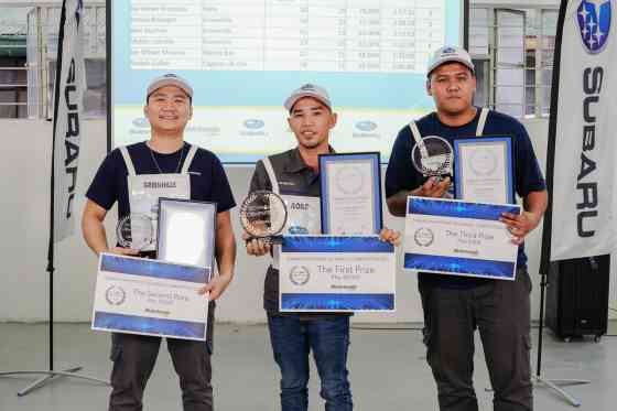 Here are the winners of 2025 Subaru Technical Skills Competition in PH image