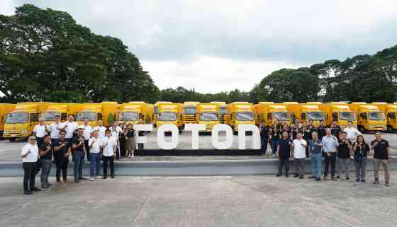 Foton PH turns over 45 commercial vehicles to DHL Summit Solutions Inc. image