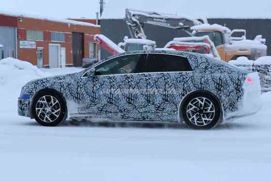 SPIED: Mercedes-Benz C-Class with EQ Technology spotted in the snow image
