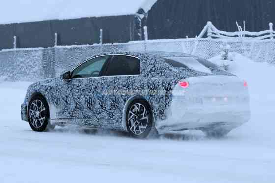 SPIED: Mercedes-Benz C-Class with EQ Technology spotted in the snow image