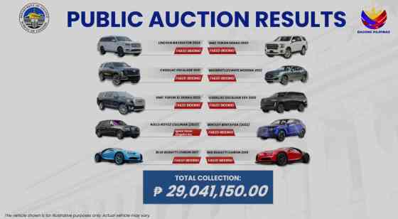 Discaya&rsquo;s Rolls-Royce has a new owner, wins bid by PHP 867.42 margin image