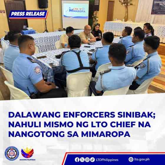 Region IV-B kotong enforcers sacked by LTO Chief image