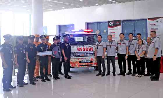 Mitsubishi PH donates L300 emergency response unit to BFP Region 4A image