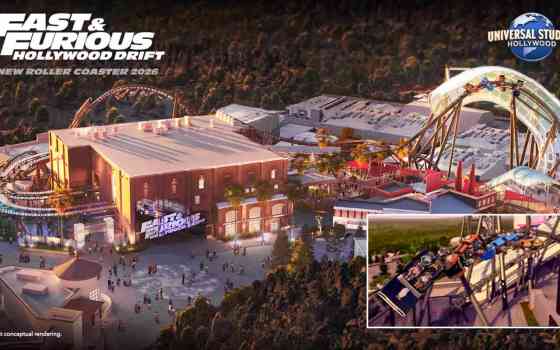 Universal Studios Hollywood set to open Fast & Furious: Hollywood Drift&rsquo; Roller Coaster image