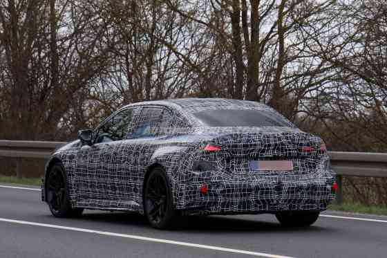 SPIED: BMW i3 M EV spotted anew with production lights image