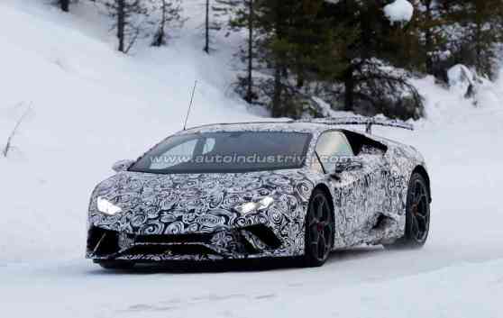 Spied: Lamborghini Huracan Superleggera goes winter testing image