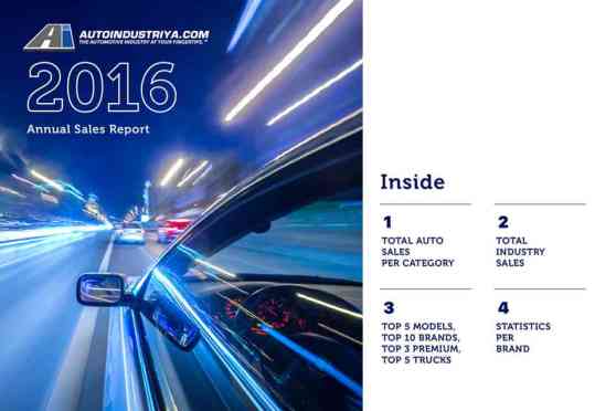 Philippine Auto Industry sets new milestone in 2016 with 404,051 units sold image