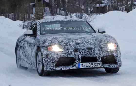 Spied: 2019 Toyota Supra dashing through the snow image