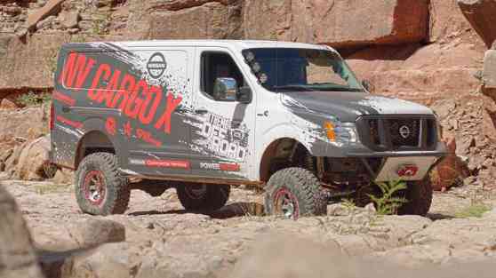 High-riding Nissan NV Cargo X concept unleashed image